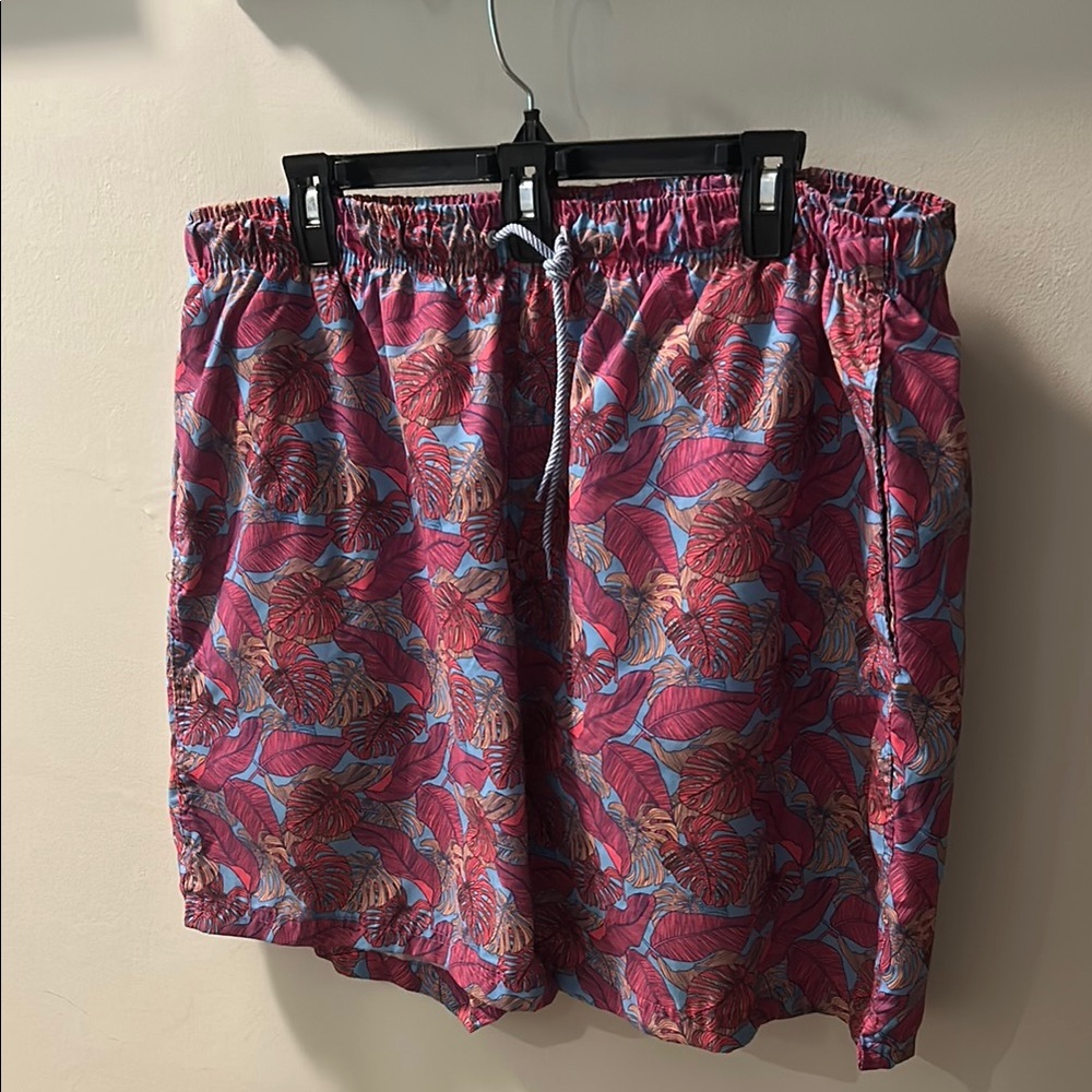 Tropical Print Swim Shorts with liner
